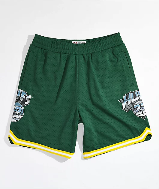 HUF The Hufs Green Basketball Shorts