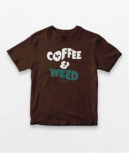 CLSICS Coffee & Weed Brown T-Shirt