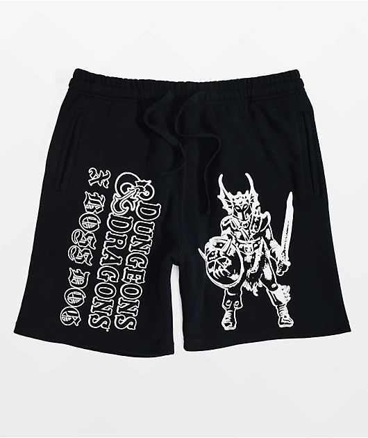 Boss Dog x Dungeons & Dragons Warduke Black Sweat Shorts