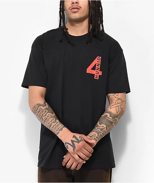 4Hunnid Maria Black T-Shirt