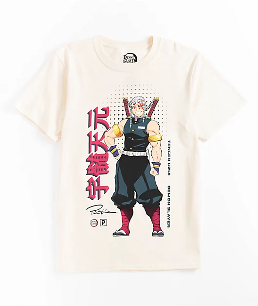 Primitive x Demon Slayer Kids Tengen Cream T-Shirt