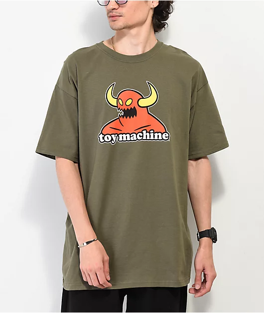 Toy Machine Monster Olive T-Shirt