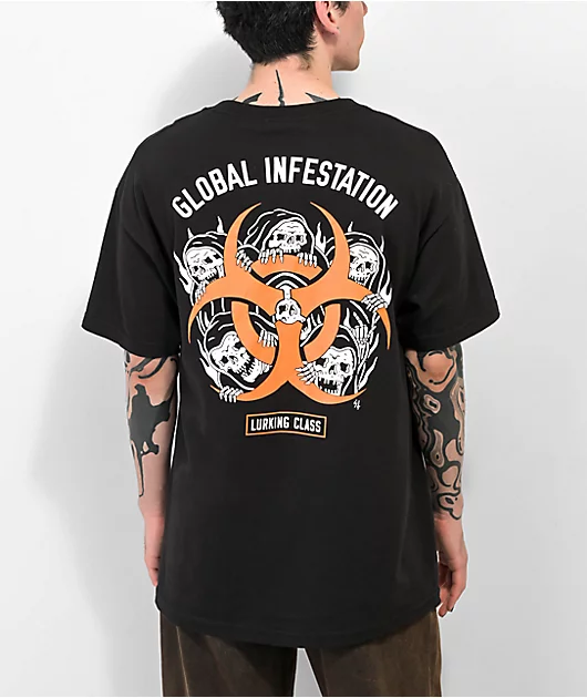 Lurking Class by Sketchy Tank Infest Black T-Shirt