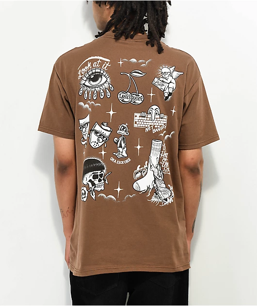 Foos Gone Wild Flash Brown T-Shirt