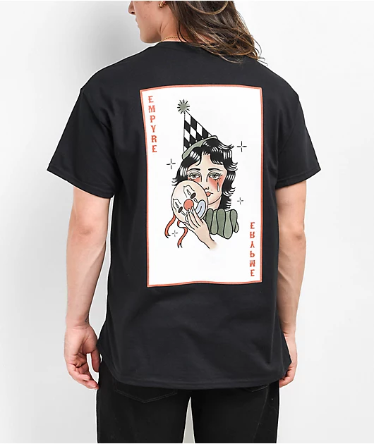 Empyre Cry Baby Clown Black T-Shirt
