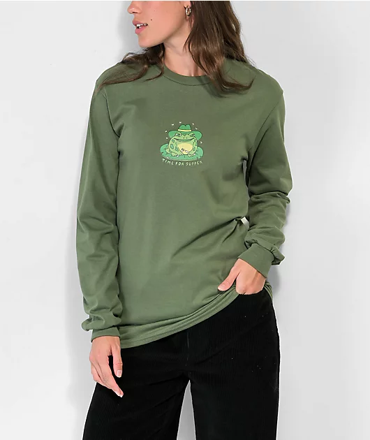 A.LAB Supper Green Long Sleeve T-Shirt