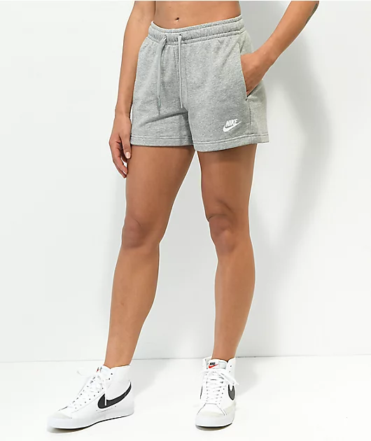 Nike Sportswear Club Essential Grey Fleece Sweat Shorts