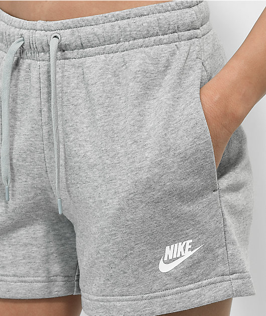 5345-nike-sportswear-club-essential-grey-fleece-sweat-shorts-3.jpg Nike Sportswear Club Essential Grey Fleece Sweat Shorts