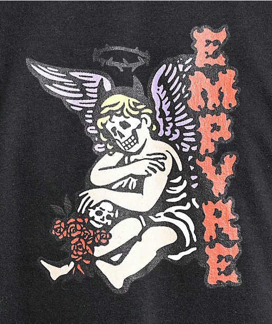 Empyre Cherub Boys Black Long Sleeve T-Shirt