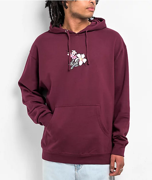 DGK Koi Maroon Hoodie