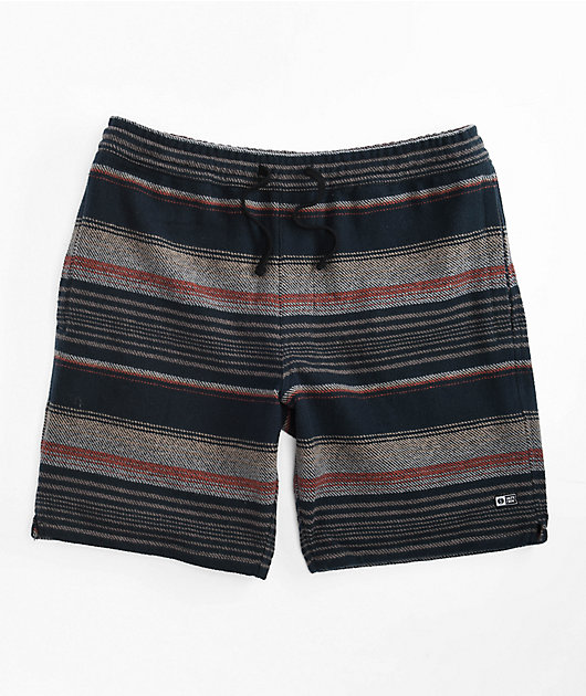 Salty Crew Mainland Black Sweat Shorts
