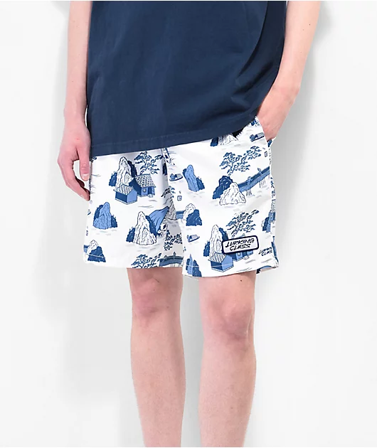 Lurking Class by Sketchy Tank Tucks White Board Shorts