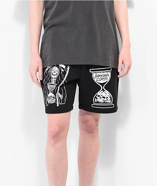 Lurking Class by Sketchy Tank Unstoppable Black Sweat Shorts