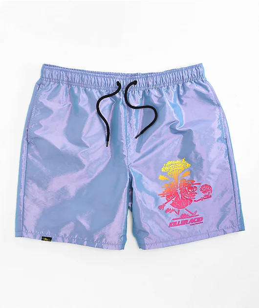 Killer Acid Hologram Purple Shorts
