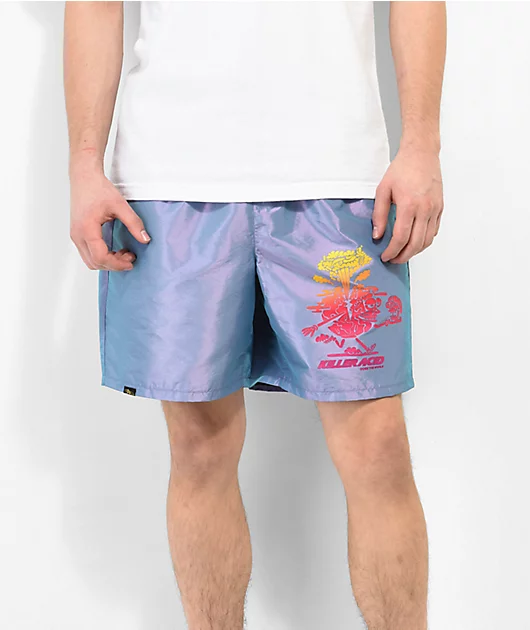 Killer Acid Hologram Purple Shorts