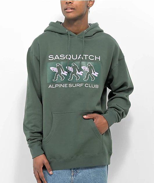 Airblaster Sasquatch Green Hoodie