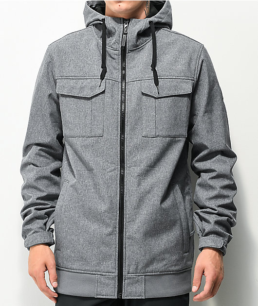 Empyre Blizzard Grey & Black 10K Snowboard Jacket