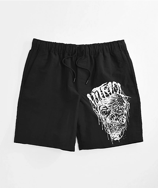 Vitriol Fusion Melting Face Black Board Shorts