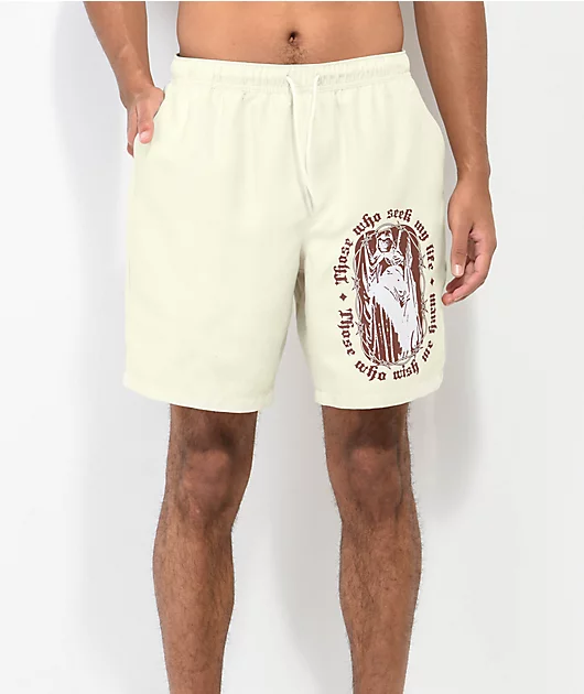 Empyre Grom Placid Natural Board Shorts