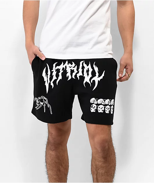 Vitriol Chris Black Sweat Shorts