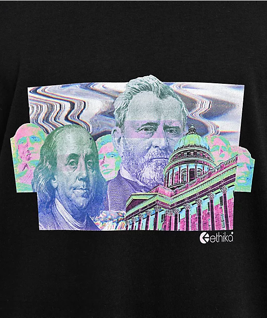 Ethika Benji Glitchin Black T-Shirt