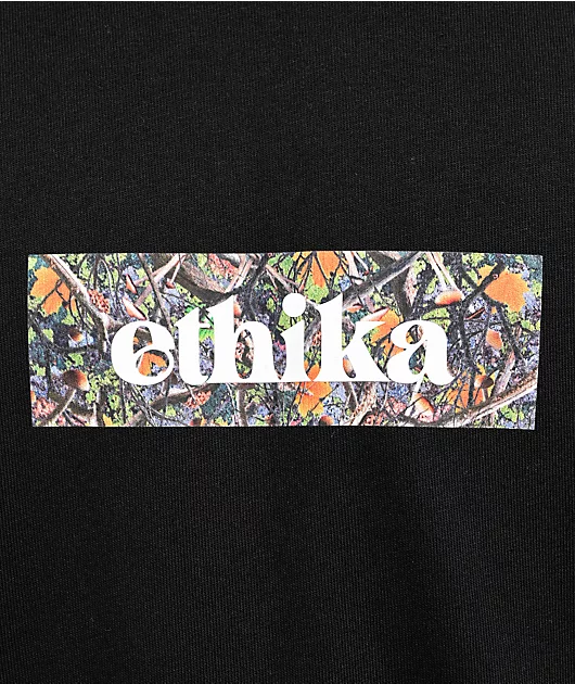 Ethika Shroom Camo Imperial Black T-Shirt