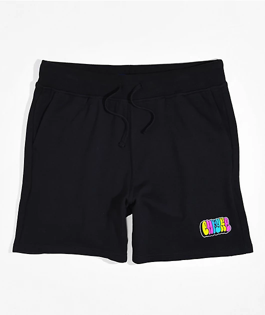 Empyre Bubble Letter Black Shorts