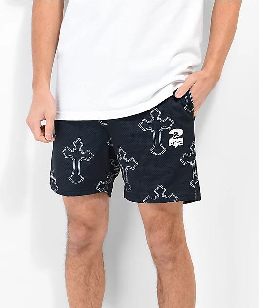 Primitive x Tupac Black Mesh Shorts