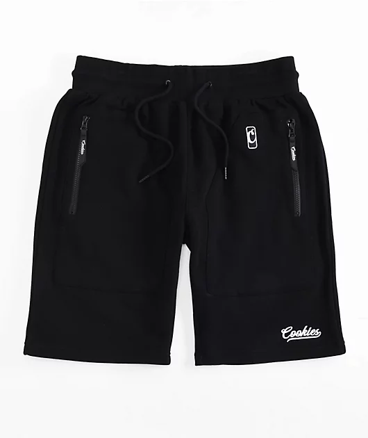 Cookies Pack Talk Black Shorts