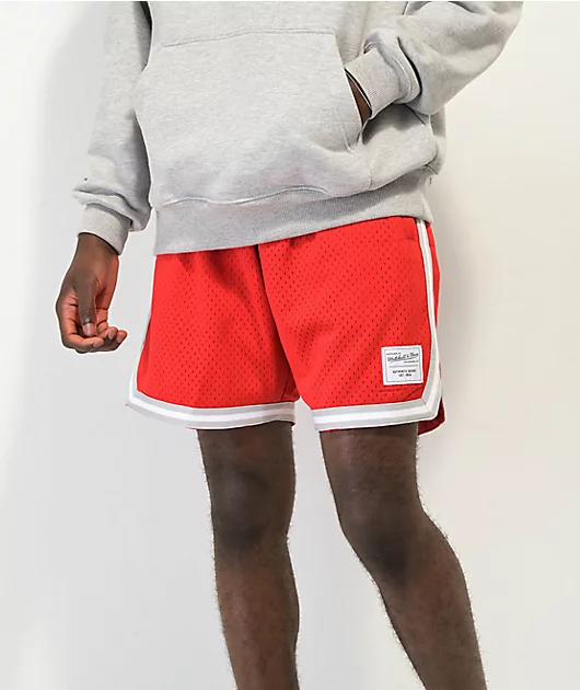 Mitchel & Ness Game Day 2 Red Mesh Shorts