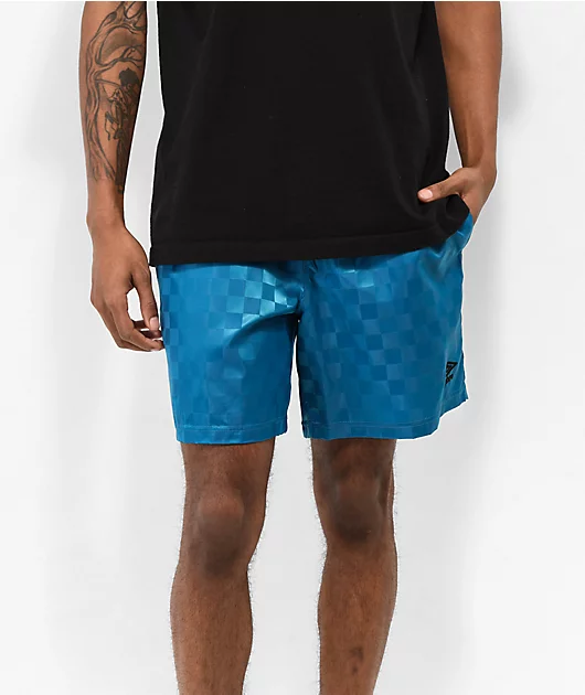 Umbro Blue Checker Shorts