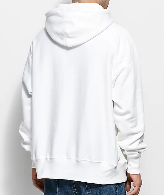 Champion Reverse Weave White Pullover Hoodie