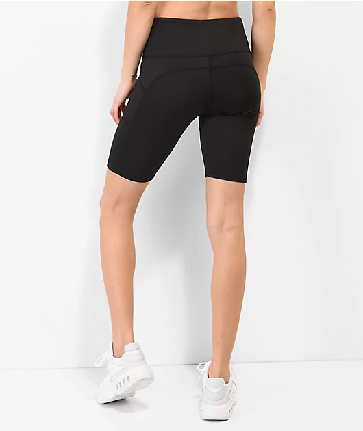 Dyce Sunrise Black Bike Shorts