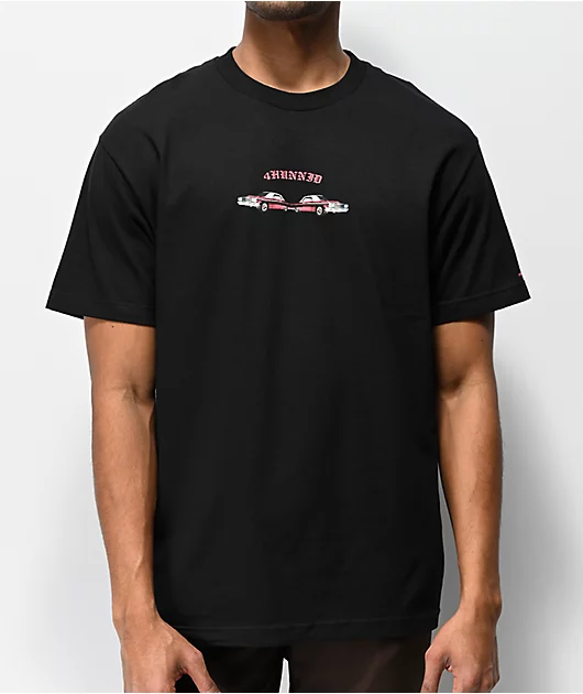 4Hunnid Low Lows 2 Black T-Shirt