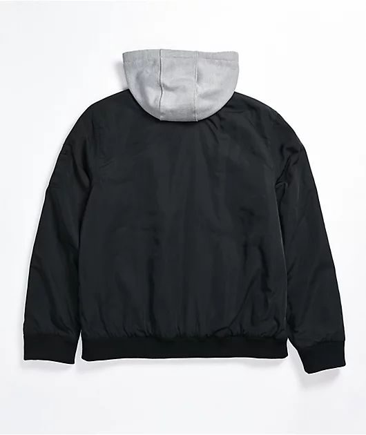 Empyre Distortion Black Bomber Jacket