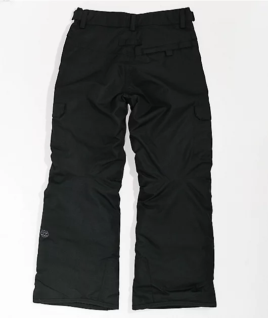 686 Kids' Infinity Black 10K Cargo Snow Pants