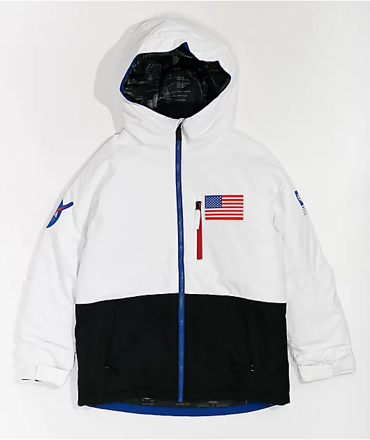 686 Kids' NASA White 10K Snowboard Jacket
