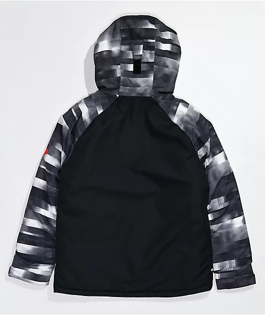 686 Geo Black & Red 10K Snowboard Jacket Kids