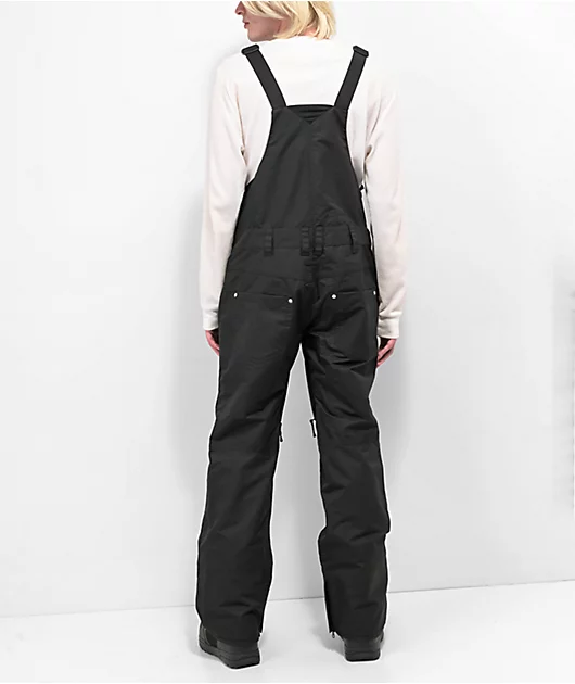 Aperture Bibber Black 10K Snowboard Bib Pants