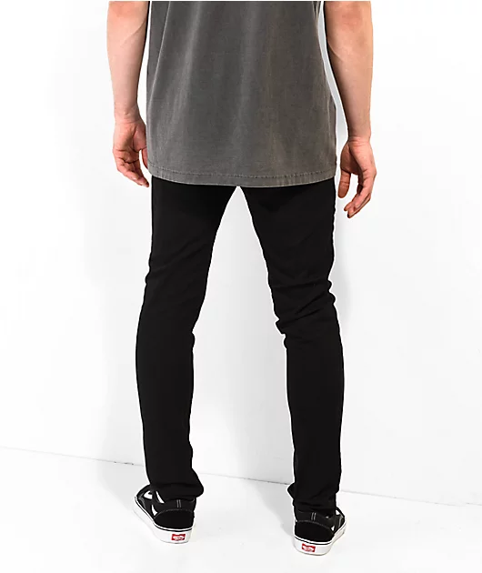 Empyre Recoil Destroy Black Skinny Jeans