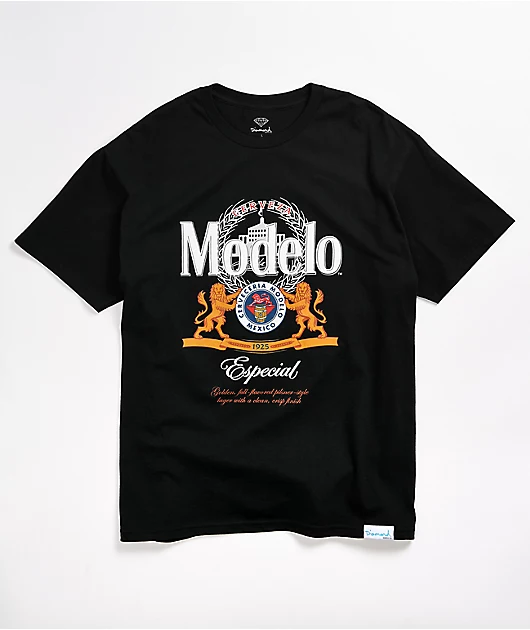Diamond Supply Co. x Modelo Especial Black T-Shirt
