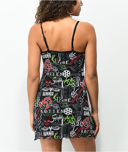 6550-vitriol-lyra-black-mesh-tank-top-dress-3.jpg Vitriol Lyra Black Mesh Tank Top Dress