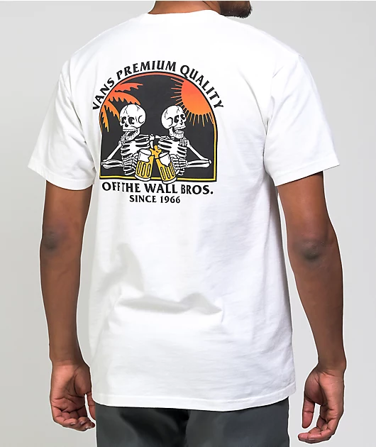 Vans Off The Wall Bros. White T-Shirt