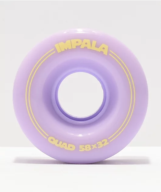 Impala 58mm 82a Pastel Lilac Roller Skate Wheels