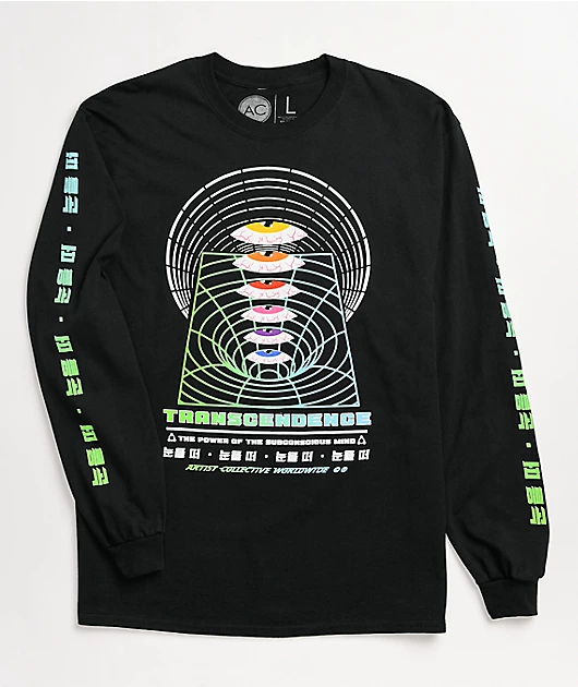 Artist Collective Transcendence Black Long Sleeve T-Shirt