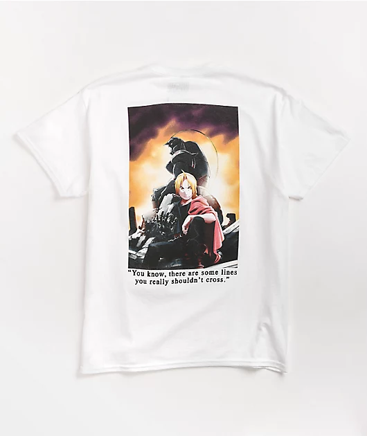 Fullmetal Alchemist Brotherhood White T-Shirt