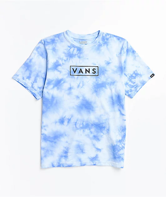 Vans Kids Easy Box Blue Tie Dye T-Shirt
