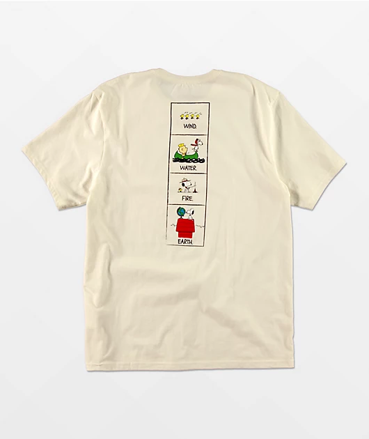 Element x Peanuts Page White T-Shirt