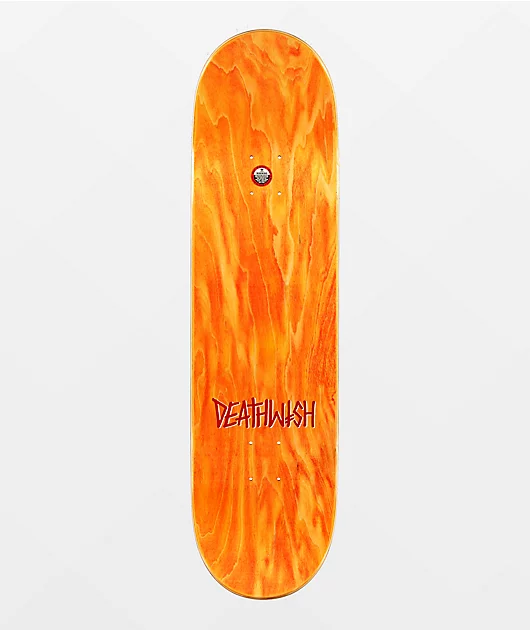 Deathwish Gang Logo 8.5\" Navy & Red Skateboard Deck