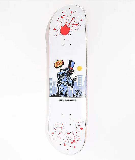 Know Bad Daze No Rats 8.25\" Skateboard Deck
